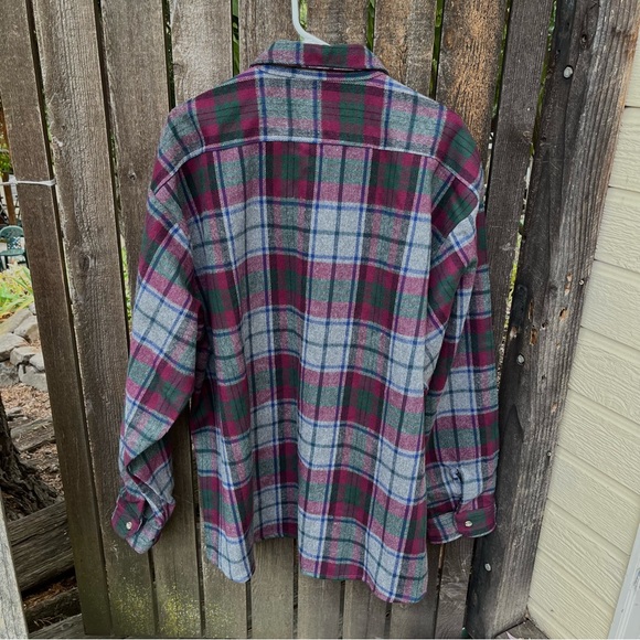 Five Brother Vintage Brawny Extra Weight Plaid Flannel Shirt NWT Sz 4XL - Picture 2 of 11